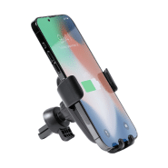 Chargeur support téléphone pour voiture - chargeur rapide sans fil 10W - fixation réglable sur bouche d'aération_5
