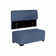 Canapé 2 places bleu denim_5