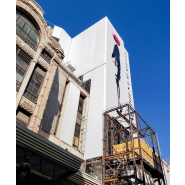 Habillage d'échafaudage de chantier avec toile imprimée sur mesure - Neosign - Communication grand format_5