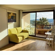 Canapé fixe Phebus 3 places - tissu Maracaibo vieux rose - design chic et haut de gamme_5