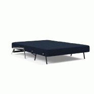 Canapé convertible design Innovation Living Cubed 02 Alu - 200x140 cm - Tissu Mixed Dance Blue_5