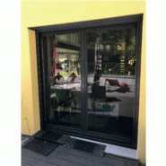 Système plissé en aluminium pour moustiquaire jusqu'à 4500 mm