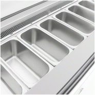 Vitrine à glace Série U 149L 6 bacs - Polar - UA058_5