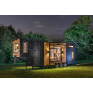 Mini-maison portable avec design luxueux et écologique