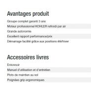 Perform 3000 XL TB UK - Groupe électrogène Kohler - Gamme Perform - Puissance max 2,80 kW - 230 V_5