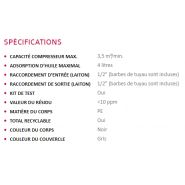 Sepremium 3.5 - Séparateurs huile/eau - Jorc Industrial - Capacité maximale du compresseur : 3,5 m3/min - Compact et polyvalent_5