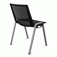 Chaise visiteur empilable So Caserte - P35, Kit d'accroche AC57, Kit tablette avec 1 accoudoir So Caserte_5