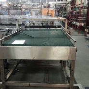 Convoyeur d'accumulation et aligneur en inox, 30000 bouteilles par heure, pour l'agroalimentaire, le pharmaceutique et la cosmétique - cms_5