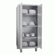 Armoire haute inox P 700 x 1800- 2 portes battantes -_5