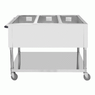 Bain-marie mobile 3x GN 1/1 - Buffalo - JB984_5