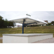 Préau école à poteau déporté_5