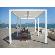 Banc public Göteborg UM345 - bois tropical traité avec finition teinte naturelle_5