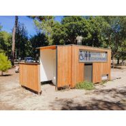 Toilette extérieure pour installation sur terrasse