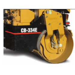 Rouleau compacteur cylindre tandem vibrant 130 - Bon équilibre fréquence et amplitude - Cylindres larges pour production accrue
