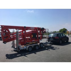 Nacelle araignée LEO18GTplus - Hauteur de travail 18,30m - Déport 8,50m - Capacité 200kg