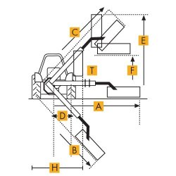 MTF - Broyeur forestier hydraulique Marolin 100 cm avec rotor hélicoïdal et double sens de rotation