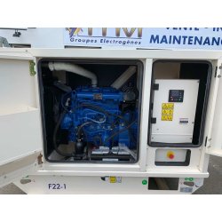 Groupe électrogène FG WILSON avec capote insonorisé neuf - F22 - 22 KVA