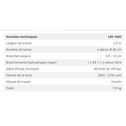 Lamier d'élagage LRS 1602 - GreenTec - grande précision et capacité élevée