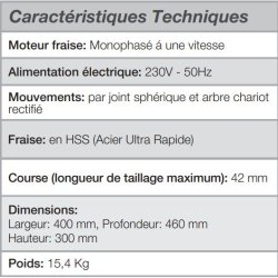 Fastbit II machine à tailler des clés à panneton - Poids 15,4 kg - Silca SAS