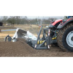 Trancheuse  conçue pour le creusement rapide de tranchées pour les lignes électriques, les câbles de fibre optique -  SGF 800L STEHR