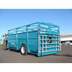 Rollvan 59 - Remorque bétaillère Rolland - PTAC 7800 kg - Système plain-pied hydraulique et sécurité optimale