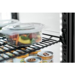Mini-vitrine réfrigérée 64L2T noire 700358GV1 Bartscher