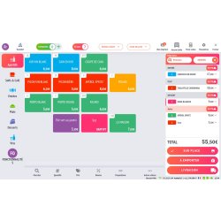 Caisse enregistreuse tactile avec logiciel Restomax Fast Food - écosystème complet dès 99 euros HT/mois