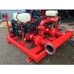 Groupe motopompe diesel pour irrigation, relevage - devalle eau et force gamme gmp incendie fixe de 20 à 700m3/h