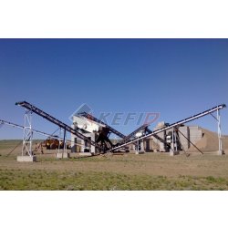 250 t/h - Ligne complète de concassage de minerai de fer avec mâchoire PE900x1200, cône CSB240 et broyeur VSI5X