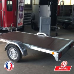 Remorque bagagère robuste Trigano RE 200 SF - acier galvanisé, 2m x 1.41m, PTAC 500/750 kg