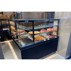 Vitrine réfrigérée professionnelle pour traiteur, pâtisserie et snacking - KUBUS MAX