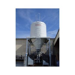 Silo cloisonné 50/50 monocoque pour l'alimentation programmée des vaches laitières - Capacité 10 à 25m3 - Ø2325 ou Ø2700