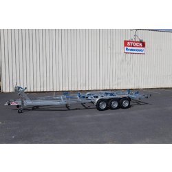 7m80-2m20 3x1350kg - VLEMMIX - Remorque Porte-Bateau