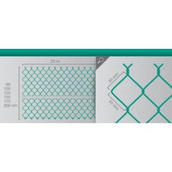 Replax - clôture grillagée cavatorta - rouleaux de 25 m avec capuchons de protection