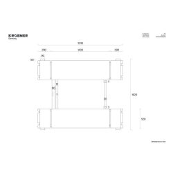 Pont élévateur à ciseaux compact, puissant et sécurisé - en anthracite X11