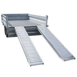 Remorque tri-benne basculante ECIM TBE 200 V - Angle de basculement arrière 40° - PTC 2000 kg