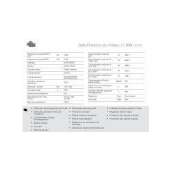 Groupe électrogène industriel triphasé 2295 kVA - GTW-2295 T5 - 50 Hz - Diesel - Mitsubishi - Genelec