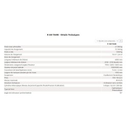 R 160 TAHK - Benne agricole à tandem monocoque - Romsan - capacité 15500 kg