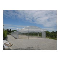 9.60 m optimum avec cheneaux - serre tunnel - serres val de loire - longueur 10 m