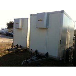 Frigorifiques Cool Trailer - simple ou double essieux - 4 béquilles stabilisatrices