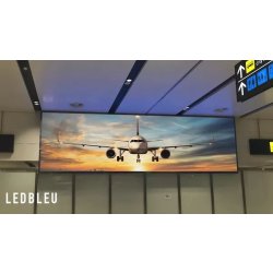 EXTRA GRAND écran LED pour aéroports faible consommation taille sur mesure pour communication aux passagers