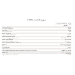 R 50 TSGA - Benne agricole à simple essieu - Romsan - Capacité 5000 kg