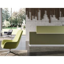 Banque d'accueil rétro-éclairée et design - Z1 - Modularité, options LED et finitions variées