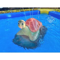 Pataugeoire - Jeux aquatiques Athalia avec pompe manuelle robuste