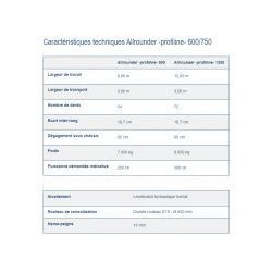 Allrounder -profiline- 900 - déchaumeur Köckerling - largeur de travail 9,00 m - dégagement sous châssis 60 cm