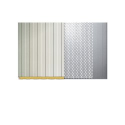 Panneau sandwich imitation tuile - Couverture isolante pour bâtiments - Épaisseurs 40, 50, 60 mm