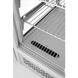 Vitrine réfrigérée de présentation pâtisserie positive 120L HENDI