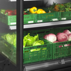 Vitrine réfrigérée pour supermarché à froid positif EXTRA2500CD L2600mm 38477 TEFCOLD