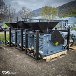Mini concasseur mobile à mâchoires - Série CR