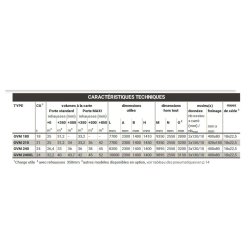 Gvm 240 benne agricole monocoque grand volume - gourdon sa - charge 24 t
